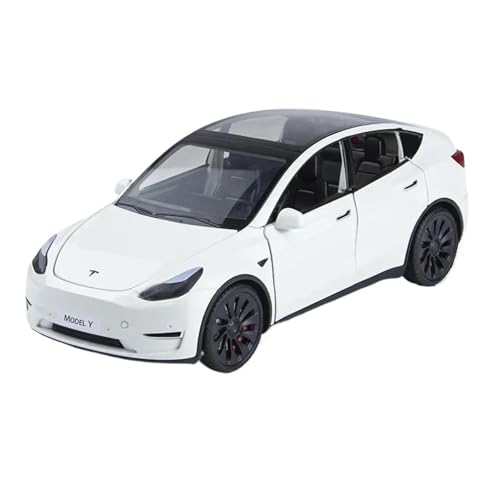 YRXIAO Modellbausatz Auto 1:24 für Tesla Model Y 3 RV Legierung Modell Auto Modell Diecast Spielzeug Fahrzeuge Modelle Ornamente Hobby Dekoration Für Wohndekorationen von YRXIAO