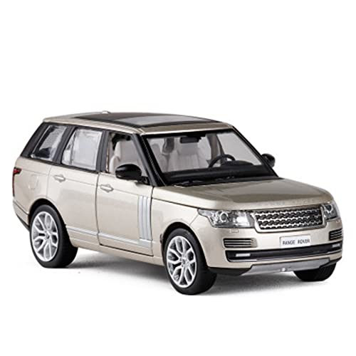 YRXIAO Modellbausatz Auto 1:26 Für Range Rover SUV Hohe Simulation Zinklegierung Sound Licht Zurückziehen Automodell Erwachsenes Wohndekorationen von YRXIAO