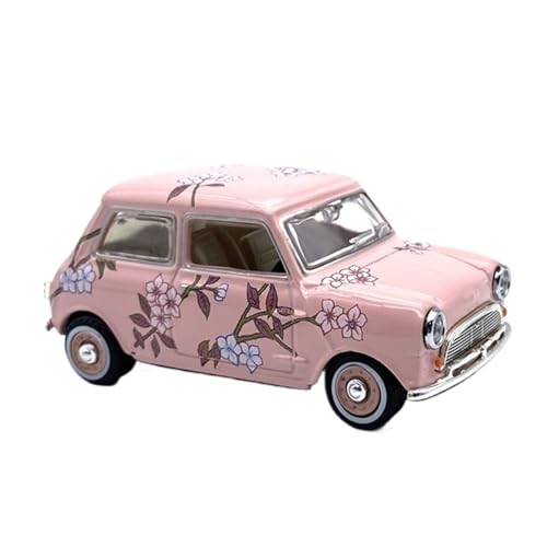 YRXIAO Modellbausatz Auto 1:43 Für BMW Mini Automodell Legierungskollektion Limited Edition Kleinwagen Spielzeug Ornamente Miniaturautomodell Rosa Für Wohndekorationen von YRXIAO