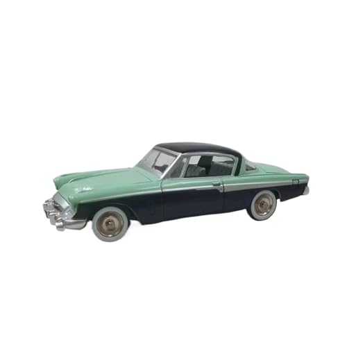 YRXIAO Modellbausatz Auto 1:43 Für Studebaker Coupe Car 1955 Oldtimer-Modell Metalldruckguss-Fahrzeug Fans-Sammlung Statisches Dekorationsmodell Für Wohndekorationen von YRXIAO