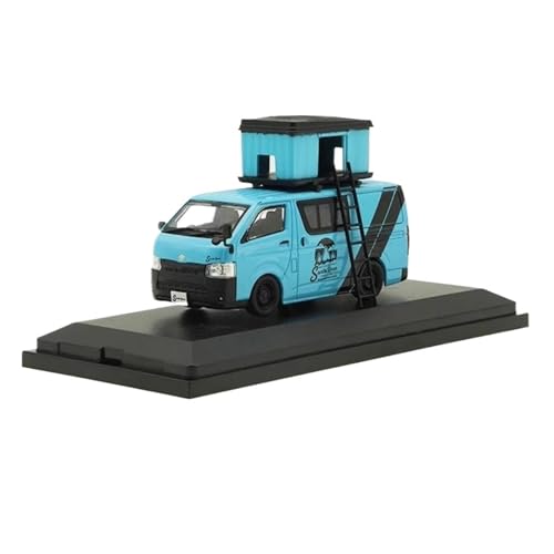 YRXIAO Modellbausatz Auto 1:43 Für Toyota HIACE Travel Version Modell Statische Ausstellung Sammlerstück Souvenir Decration Limitierte Modellautos Für Wohndekorationen von YRXIAO