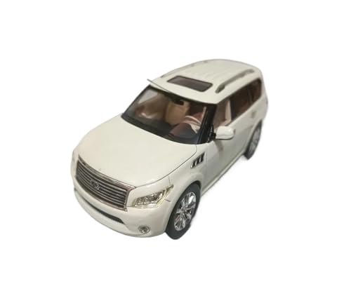 YRXIAO Modellbausatz Auto 1:43 für Nissan Infiniti QX56 SUV Limited Edition Harz Metall Statische Auto Modell Spielzeug Dekoration Kunst Auto Für Wohndekorationen von YRXIAO