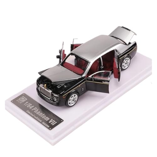 YRXIAO Modellbausatz Auto 1:64 FÜR Phantom VII Kann alle Türen öffnen Legierungsmodellauto Begrenzte Hobby-Display-Automodelle Legierungsdruckguss Für Wohndekorationen von YRXIAO