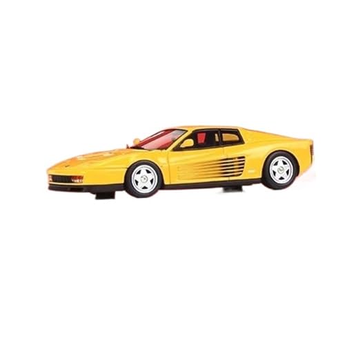 YRXIAO Modellbausatz Auto 1:64 FÜR Testarossa Resin Model Car Limited Edition 199 Home Collection Car Models Hobby Display Car Models Druckguss Für Wohndekorationen von YRXIAO