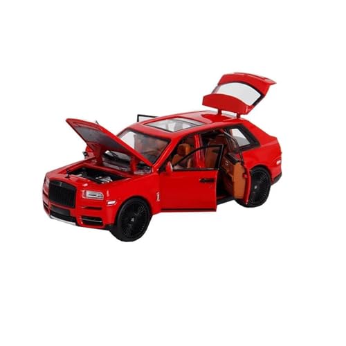 YRXIAO Modellbausatz Auto 1:64 Für Cullinan Alloy Fully Open Car Model Collection Special Edition Alloy Car Models Statische Anzeige Alloy Car Für Wohndekorationen(Red) von YRXIAO