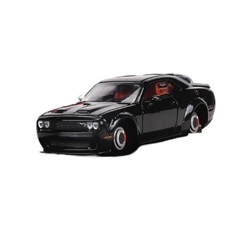 YRXIAO Modellbausatz Auto 1:64 Für Dodge SRT Dämon Legierung Modell Auto Home Kunst Dekoration Modelle Display Hobby Auto Modelle Limited Edition Für Wohndekorationen von YRXIAO