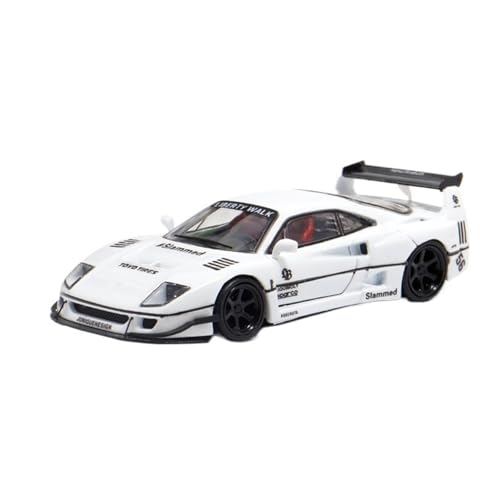 YRXIAO Modellbausatz Auto 1:64 Für Ferrari F40 LBWK Modifizierte Version Legierung Auto Modell Limited Edition Ornamental Modell Auto Hobby Für Wohndekorationen von YRXIAO