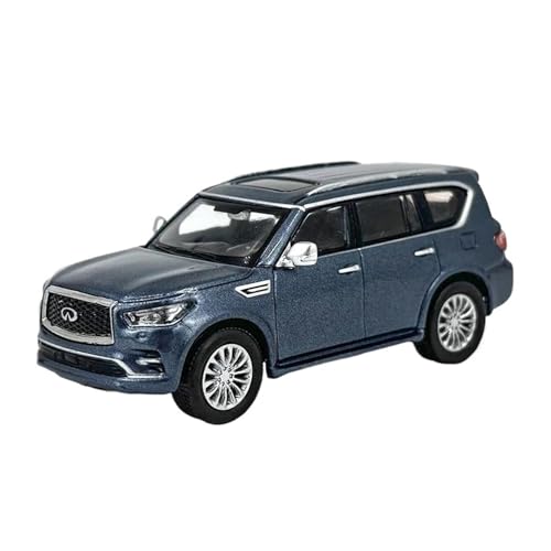 YRXIAO Modellbausatz Auto 1:64 Für Infiniti QX80 2020 Modell Metall Diecast Miniatur Statische Fahrzeuge Spielzeug Modell Limited Edition Modell Für Wohndekorationen(Style 2) von YRXIAO