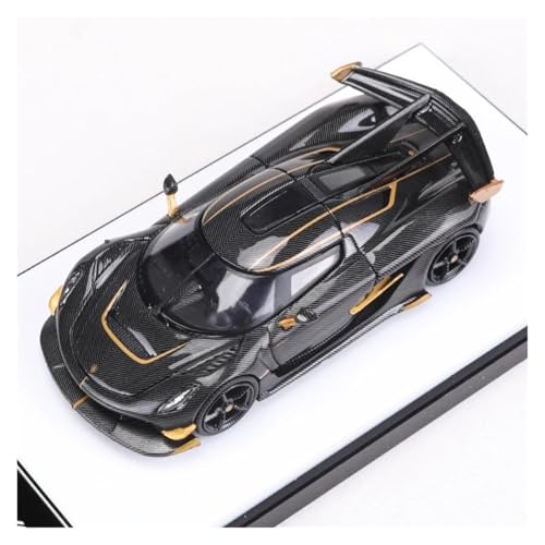 YRXIAO Modellbausatz Auto 1:64 Für Koenigsegg Attack Absolut Legierung Modellauto Ornamente Hobby Modellautos Limited Edition Autos Dekoration Für Wohndekorationen von YRXIAO