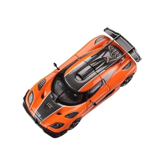 YRXIAO Modellbausatz Auto 1:64 Für Koenigsegg One:1 Druckguss-Modellauto Limited Edition 499Hobby Ornament Automodell Desktop-Display-Modellautos Für Wohndekorationen von YRXIAO