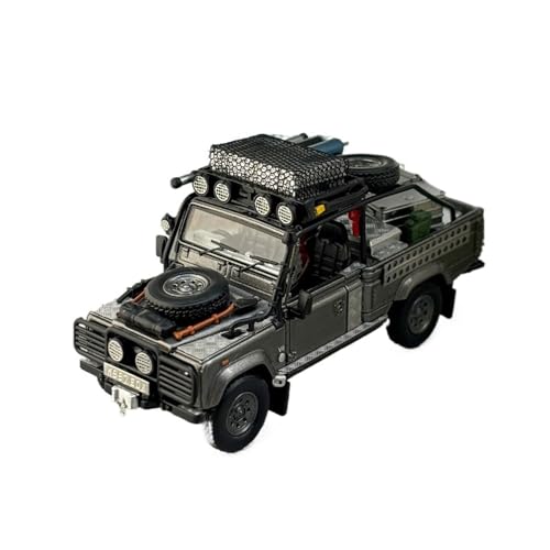 YRXIAO Modellbausatz Auto 1:64 Für Land Rover Defender Party Dekoration Fahrzeugmodell Maßstab Automodell Exquisites Automodell Statisches Modell Für Wohndekorationen von YRXIAO