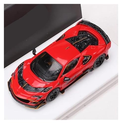 YRXIAO Modellbausatz Auto 1:64 Für Mansory F9XX Cabrio/Hardtop-Sportwagen Legierung Modellauto Dekoration Modellautos Limitierte Auflage Modellautos Für Wohndekorationen(Red) von YRXIAO