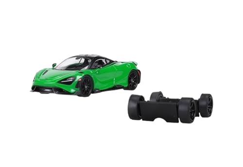 YRXIAO Modellbausatz Auto 1:64 Für McLaren 765LT Legierung Modell Auto Display Sammeln Autos Home Dekoration Modell Desktop Dekoration Auto Modell Für Wohndekorationen(Green) von YRXIAO