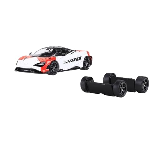 YRXIAO Modellbausatz Auto 1:64 Für McLaren 765LT Legierung Modell Auto Display Sammeln Autos Home Dekoration Modell Desktop Dekoration Auto Modell Für Wohndekorationen(Red) von YRXIAO