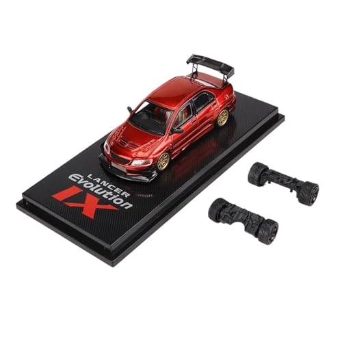 YRXIAO Modellbausatz Auto 1:64 Für Mitsubishi Lancer Evolution 10 IX Legierung Modell Auto Limited Edition Autos Display Sammeln Modell Dekoration Für Wohndekorationen von YRXIAO