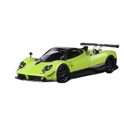 YRXIAO Modellbausatz Auto 1:64 Für Pagani Resin Model Car Limited Edition 199 Limited Edition Modellautos Hobby Ornament Desktop Display Modellautos Für Wohndekorationen(Green) von YRXIAO