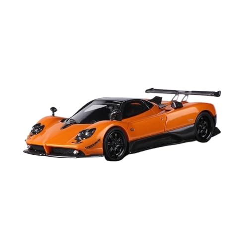 YRXIAO Modellbausatz Auto 1:64 Für Pagani Zonda Tricolore Harz Modell Auto Limited Edition Ornamente Hobby Modell Autos Sammeln Dekoration Modell Für Wohndekorationen(Orange) von YRXIAO