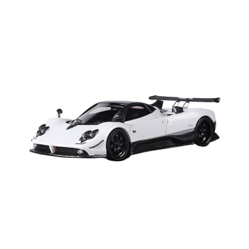 YRXIAO Modellbausatz Auto 1:64 Für Pagani Zonda Tricolore Harz Modell Auto Limited Edition Ornamente Hobby Modell Autos Sammeln Dekoration Modell Für Wohndekorationen(White) von YRXIAO