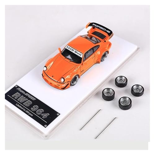 YRXIAO Modellbausatz Auto 1:64 Für Porsche RWB964 Legierung Druckguss Auto Modell 993 RWB Sammlung Dekoration Display Sammler Dekoration Modell Für Wohndekorationen(Style 2) von YRXIAO