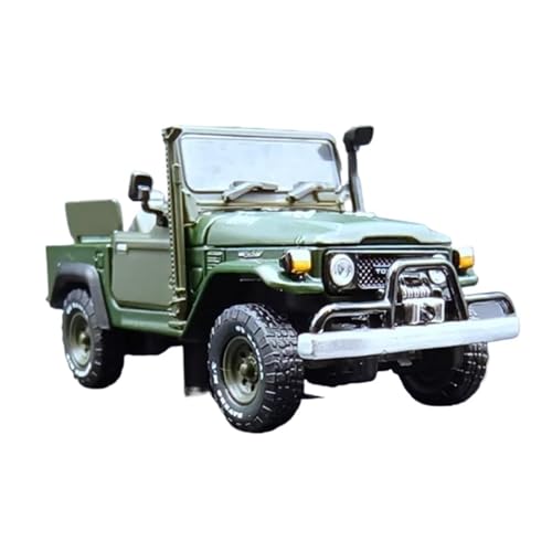 YRXIAO Modellbausatz Auto 1:64 Für Toyota FJ40 Cabrio Geländewagen Legierungsautomodell Statisches Sammlerstück Souvenir Limitierte Modellautos Für Wohndekorationen von YRXIAO