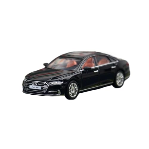 YRXIAO Modellbausatz Auto 1:64 für Audi A8 Limousine Miniatur Modell 1/64 Freie Räder Spielzeug Auto Fahrzeug Diecast Legierung Dekoration Modell Für Wohndekorationen von YRXIAO