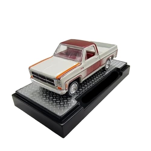 YRXIAO Modellbausatz Auto 1:64 für GMC Sierra Grande 15 1976 statisches Legierungsauto Hobby-Dekoration Automodell Metall Heimfahrzeug Ornamente Für Wohndekorationen von YRXIAO