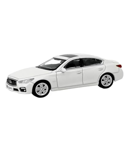 YRXIAO Modellbausatz Auto 1:64 für Infiniti Q50S weißes Legierungsautomodell Druckguss-Miniaturfahrzeug Spielzeug Herren-Hobby-Sammlung Souvenir Für Wohndekorationen von YRXIAO