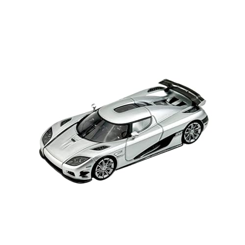 YRXIAO Modellbausatz Auto 1:64 für Koenigsegg CCXR Trevita Resin Modellauto Druckguss-Modellautos Home Collection Automodelle limitierter Auflage Für Wohndekorationen von YRXIAO