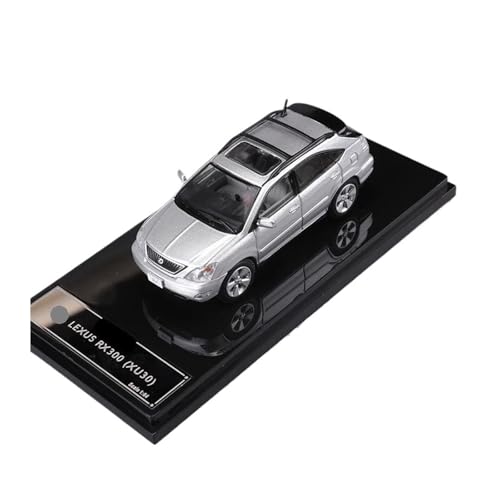 YRXIAO Modellbausatz Auto 1:64 für Lexus RX300 XU30 Legierung Modell Auto Statische Modell Spielzeug Sammlung Ornamente Miniatur Souvenir Modelle Für Wohndekorationen(Silver) von YRXIAO