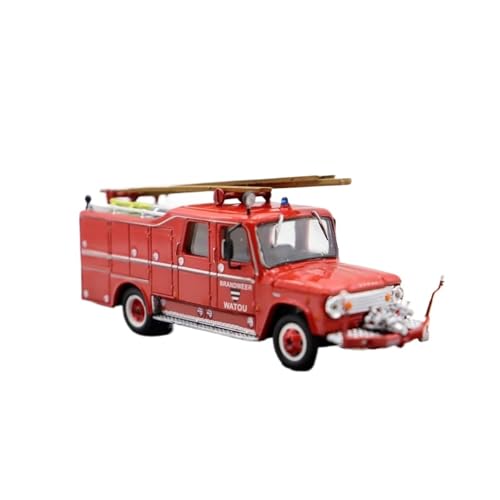 YRXIAO Modellbausatz Auto 1:72 Für D500 Feuerwehrauto Leiterwagen Technisches Fahrzeug Aus Druckgusslegierung Statische Ornament-Sammlungsanzeige Für Wohndekorationen von YRXIAO