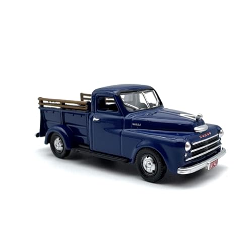 YRXIAO Modellbausatz Auto 1:87 Für Dodge B1B Pickup Truck Van Legierung Auto Modell Sammeln Ornament Kleine Maßstab Sammeln Legierung Auto Miniatur Für Wohndekorationen(Blue) von YRXIAO