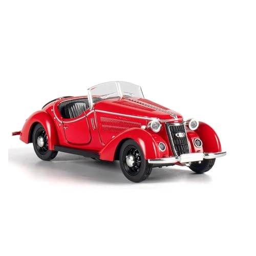 YRXIAO Modellbausatz Auto Diecast Fahrzeugmodell 1:32 Für Audi W25K Super Classic Pull Back Spielzeugauto-Kollektion Türen Zu Öffnen Ton Und Licht Für Wohndekorationen(Red) von YRXIAO