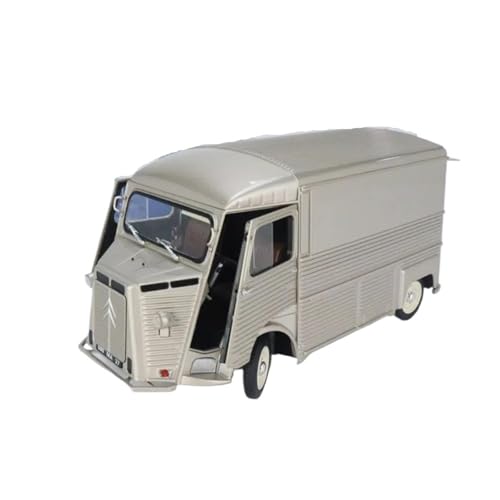 YRXIAO Modellbausatz Auto Diecast Maßstab 1:18 Für Citroen Typ HY Gris Van Automodell Legierung Fahrzeug Spielzeug Sammlerstück Erwachsene Spielzeug Für Wohndekorationen von YRXIAO