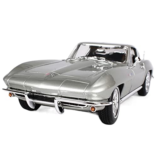 YRXIAO Modellbausatz Auto Für 1957 Chevrolet Corvette Autolegierung Automodell Simulation Modell Junge Spielzeug 1 18 Für Wohndekorationen(E) von YRXIAO