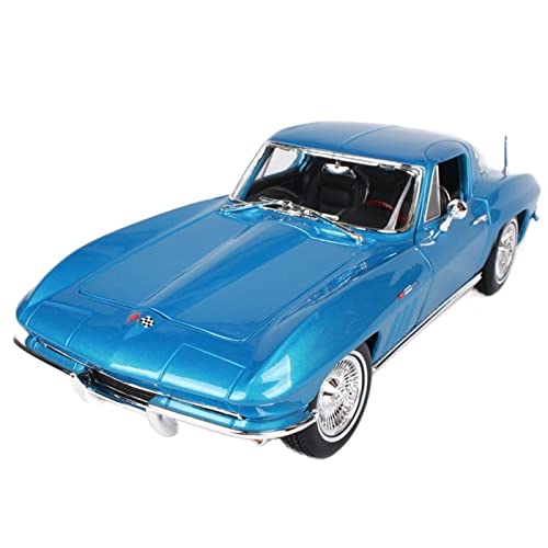 YRXIAO Modellbausatz Auto Für 1957 Chevrolet Corvette Autolegierung Automodell Simulation Modell Junge Spielzeug 1 18 Für Wohndekorationen(F) von YRXIAO