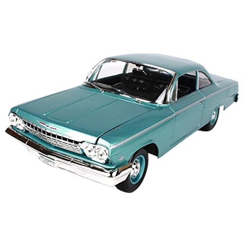 YRXIAO Modellbausatz Auto Für 1962 Chevrolet Belair Autolegierung Automodellsimulation Automodell Junge Spielzeug 1 18 Für Wohndekorationen(F) von YRXIAO