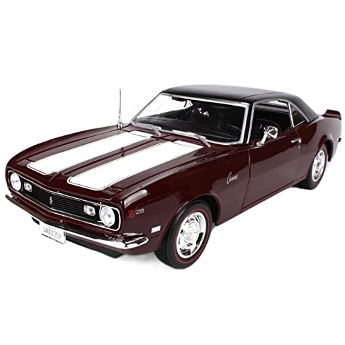 YRXIAO Modellbausatz Auto Für 1968 Chevrolet Camaro Z2 Autolegierung Automodell Simulation Automodell 1 18 Für Wohndekorationen(A) von YRXIAO