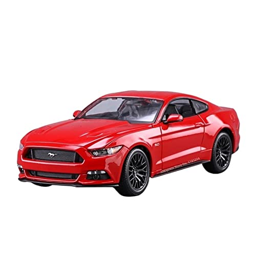 YRXIAO Modellbausatz Auto Für 2015 Ford Mustang GT Autolegierung Automodell Simulation Automodell 1 18 Für Wohndekorationen(E) von YRXIAO