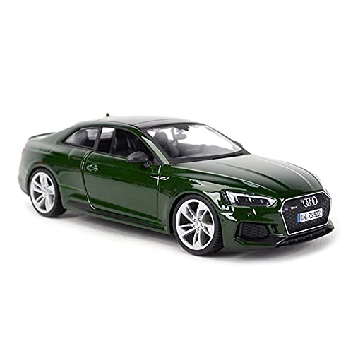 YRXIAO Modellbausatz Auto Für Audi RS5 Coupe Sportwagen 1 24 Metalllegierung Diecast Automodell Mit Soundlicht Für Werbegeschenk Für Wohndekorationen(Grün) von YRXIAO