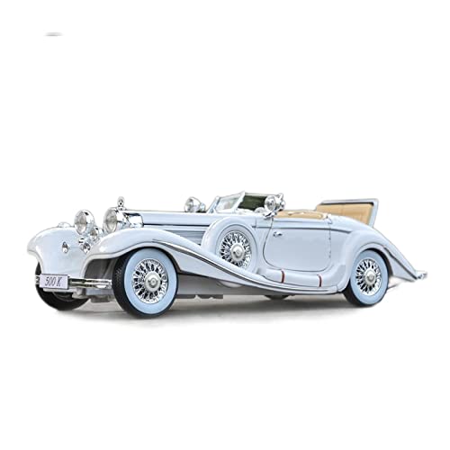 YRXIAO Modellbausatz Auto Für Benz 500K 1936 1 18 Oldtimer Roadster Statische Diecast Fahrzeuge Sammler Modell Auto Spielzeug Für Wohndekorationen von YRXIAO