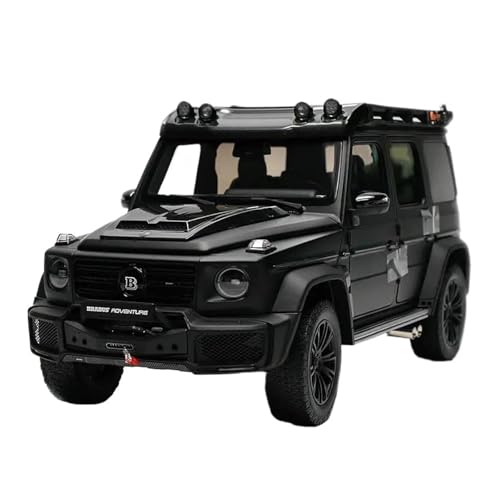 YRXIAO Modellbausatz Auto Für Brabus AMG G63 2020 Mattschwarz Maßstab 1:18 Alloy Diecast Model Desktop-Dekoration Modell Hobby Display Für Wohndekorationen von YRXIAO