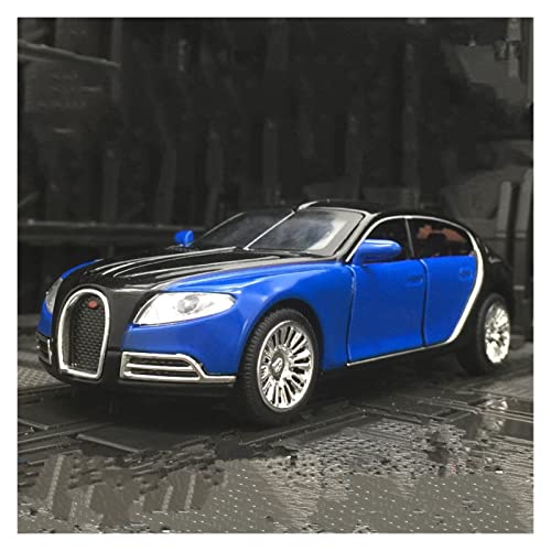 YRXIAO Modellbausatz Auto Für Bugatti Galibier 1 32 Legierung Sportwagen Modell Metalldruckguss Fahrzeug Sound Licht Spielzeugfahrzeuge Sammlung Für Wohndekorationen(Blau) von YRXIAO