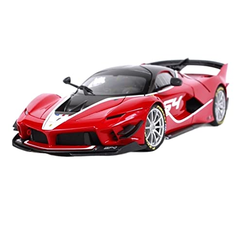 YRXIAO Modellbausatz Auto Für Ferrari FXXK Red 88 Autolegierung Automodellsimulation Autodekorationsmodell 1 18 Für Wohndekorationen(B) von YRXIAO