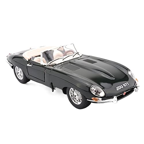 YRXIAO Modellbausatz Auto Für Jaguar E-Type Diecast Alloy Model Car Classic Cabrio Mock-ups 1 18 Für Wohndekorationen(B) von YRXIAO