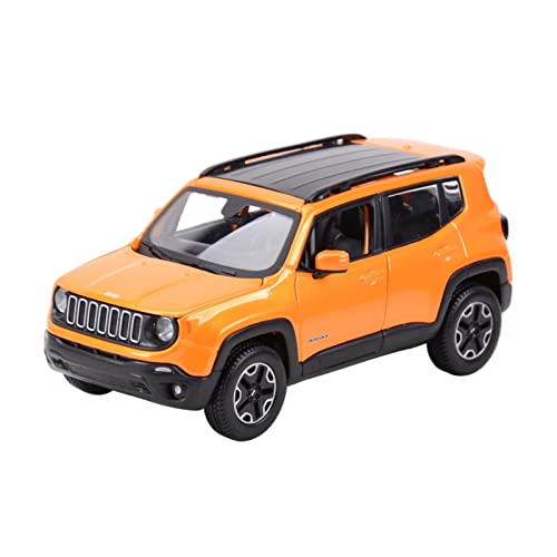 YRXIAO Modellbausatz Auto Für Jeep Renegade SUV 1 24 Geländewagen Static Die Cast Sammlerstück Modellauto Spielzeug Dekoration Für Wohndekorationen von YRXIAO