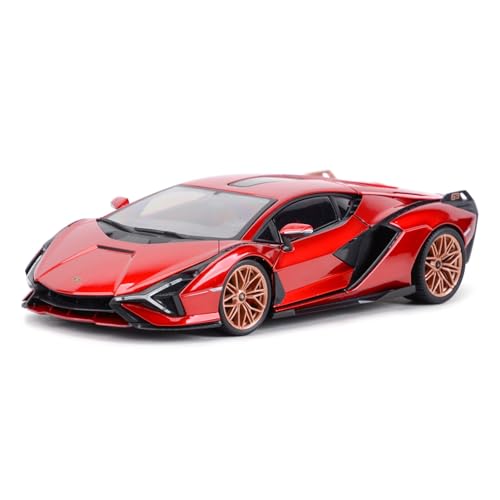 YRXIAO Modellbausatz Auto Für Lamborghini-Sián FKP 37 1 18 Sportwagen Static Die Cast Fahrzeuge Sammler Modellauto Spielzeug Für Wohndekorationen(C) von YRXIAO