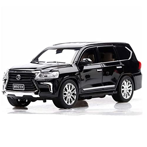 YRXIAO Modellbausatz Auto Für Lexus LX570 1 24 Zinklegierung Simulation Pull Back Automodell Mit Sound Und Licht Für Erwachsenes Geschenk Für Wohndekorationen von YRXIAO