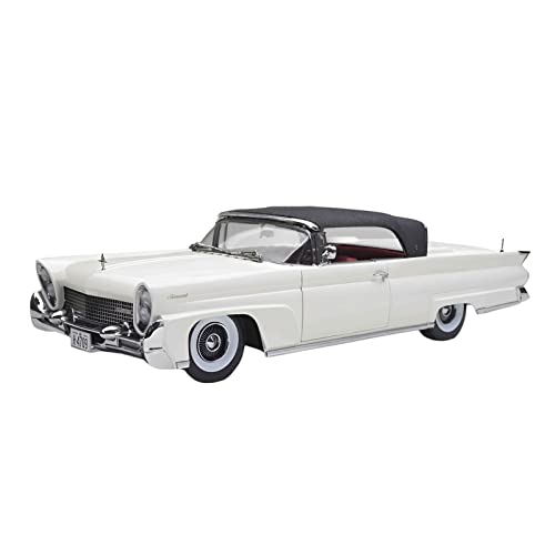 YRXIAO Modellbausatz Auto Für Lincoln Continental 1958 1 18 Grüne Legierung Automodell Boutique Spielzeugkollektion Für Wohndekorationen(White) von YRXIAO