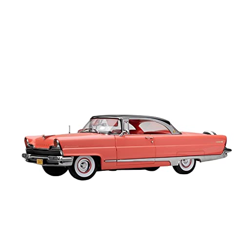 YRXIAO Modellbausatz Auto Für Lincoln Premiere 1956 1 18 Hardtop Legierung Automodell Mädchen Geschenk Sammlerstücke Souvenir Display Für Wohndekorationen(Orange) von YRXIAO