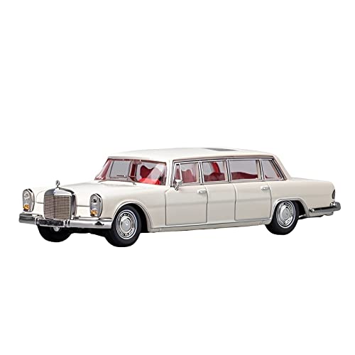 YRXIAO Modellbausatz Auto Für Mercedes-Benz Pullman 1 64 Erweitertes Alu-Automodell Oldtimer-Sammlungsanzeige Für Wohndekorationen(White) von YRXIAO